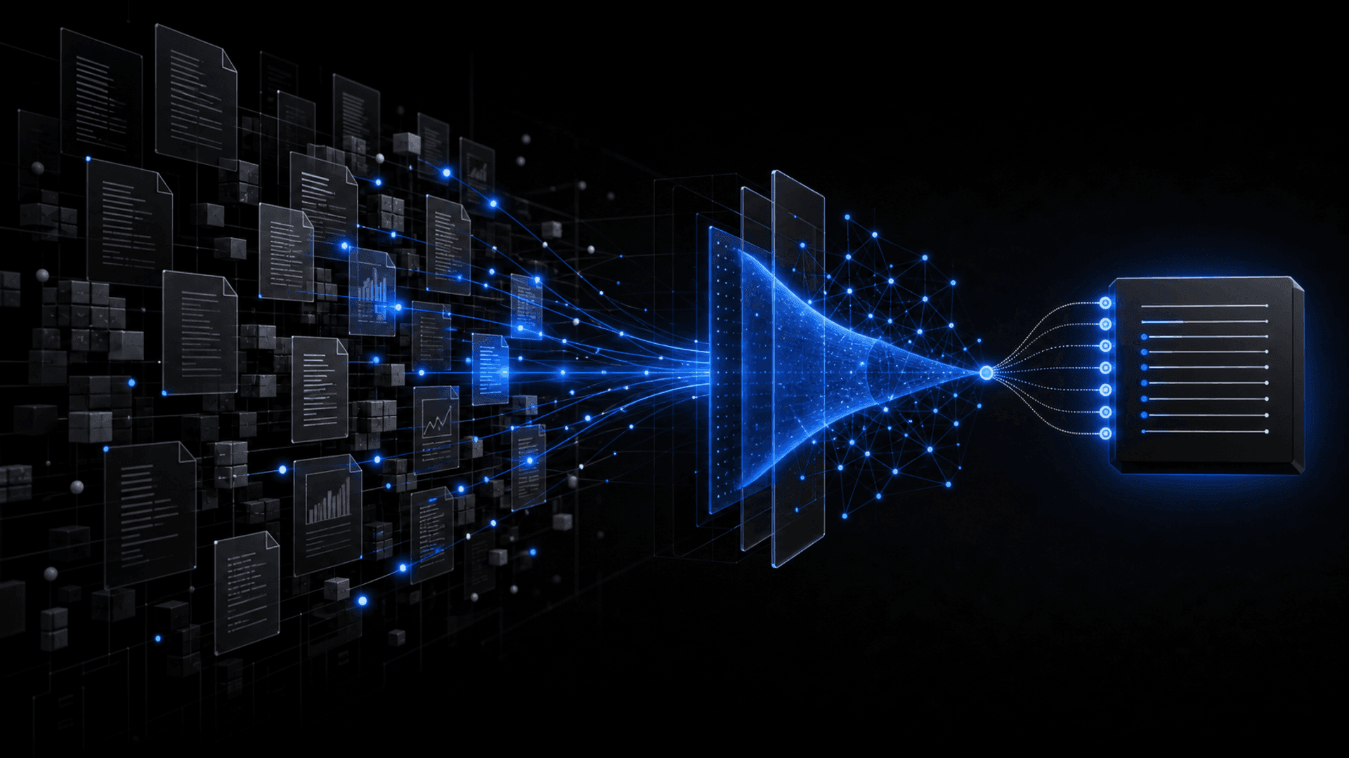 Business documents connected to a retrieval system producing a trusted answer
