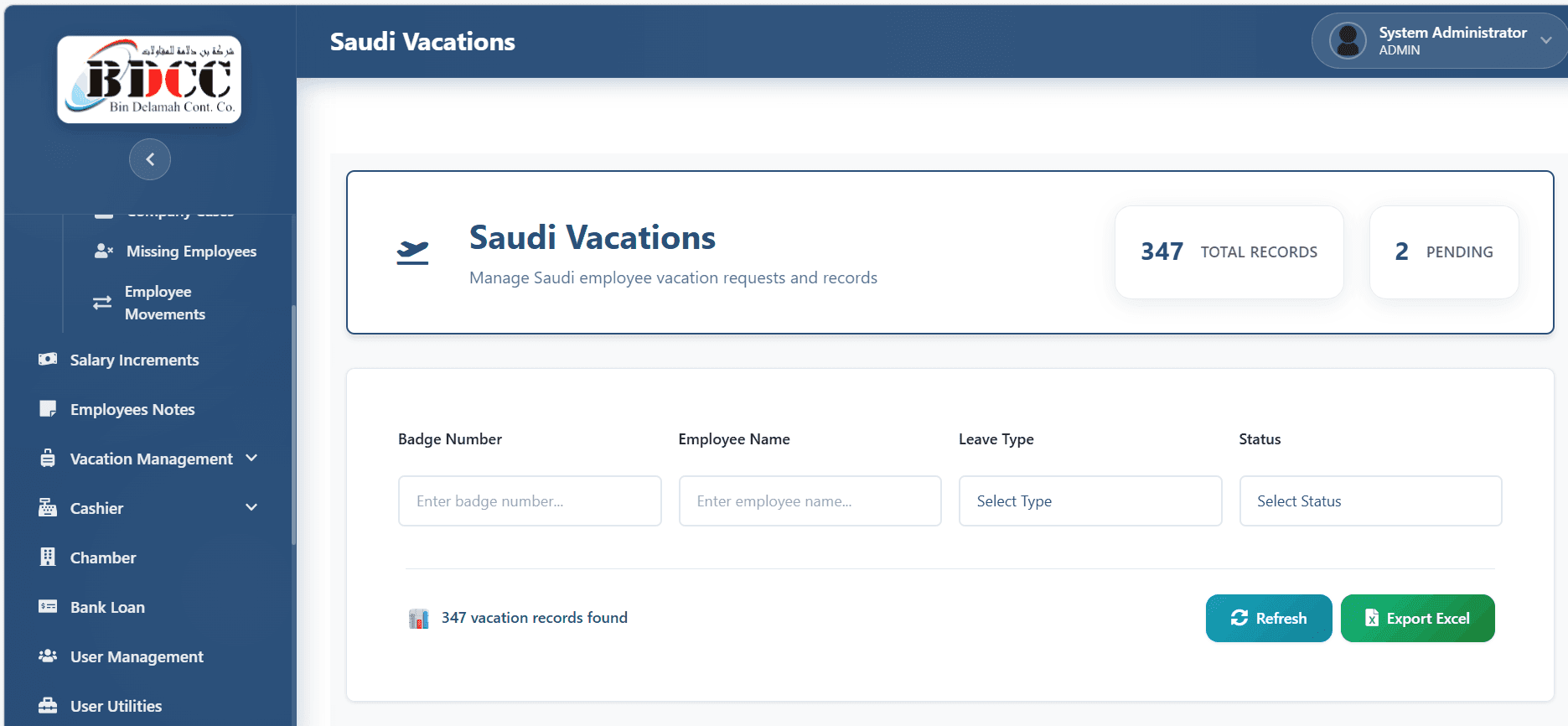 Audit logs and system traceability