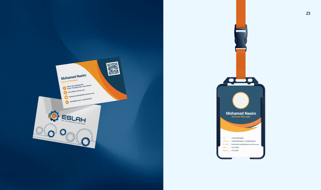Eslah Branding visual 23
