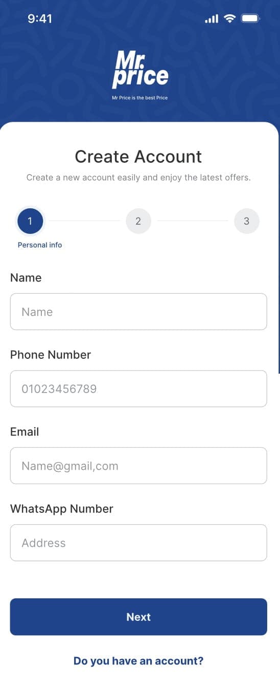 Mobile-first account and order experience introduction