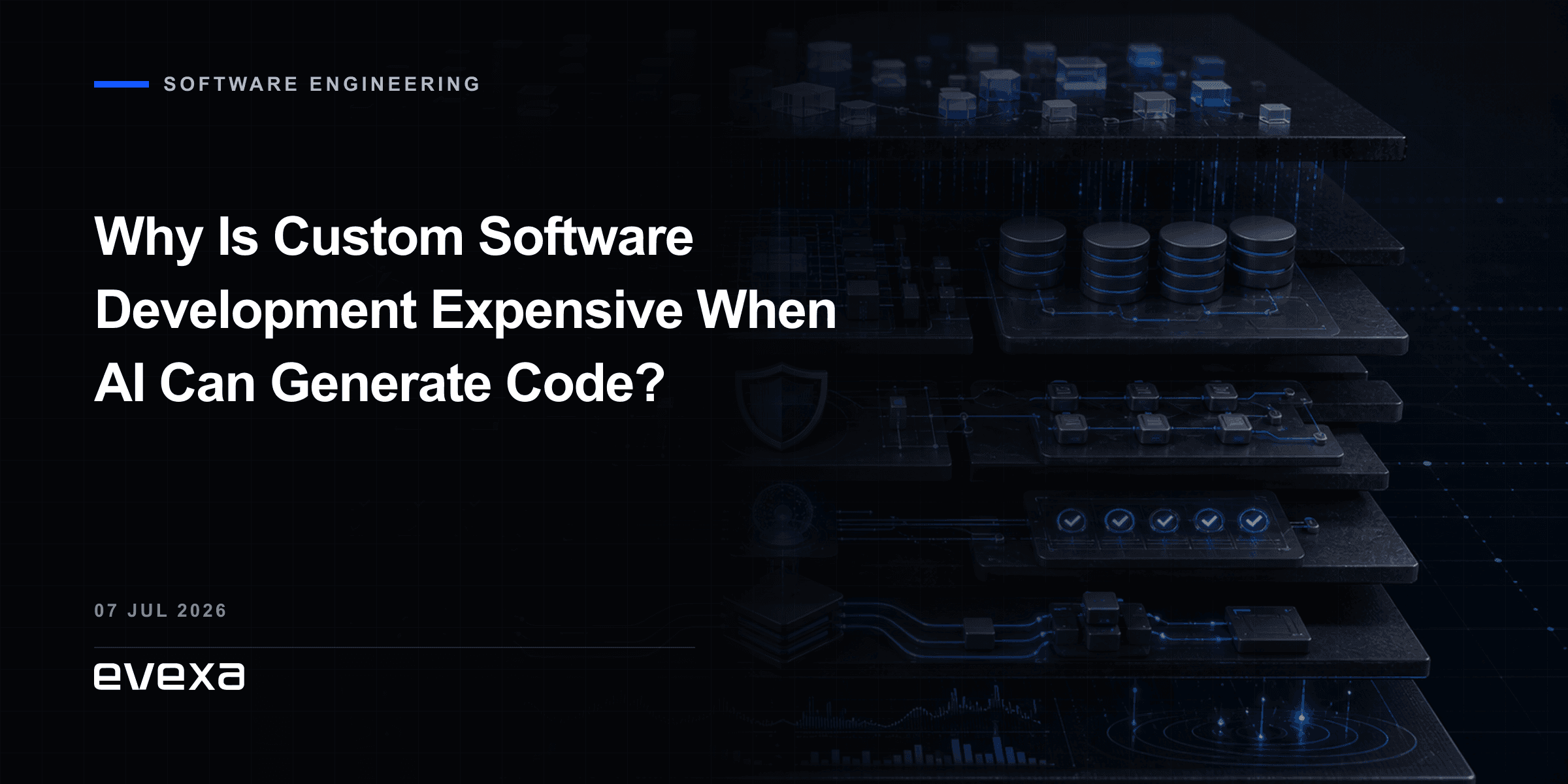 Why Is Custom Software Development Expensive When AI Can Generate Code? poster image